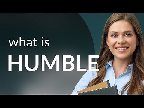 Humble | meaning of HUMBLE
