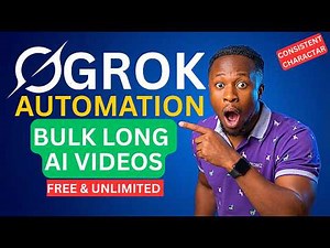 GROK Automation Just Changed AI Video (FREE & UNLIMITED Workflow)