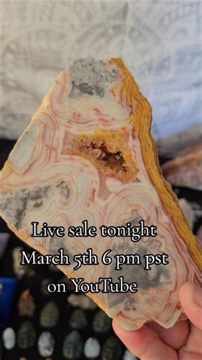 Live sale tonight! Crystals and minerals! Here on YouTube at 5 pm pst. #crystals #crystalshop