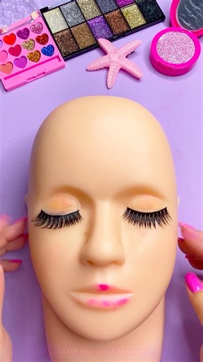 ASMR Satisfying with Unboxing & Review Mannequin Makeup things Sounds Video Fast No talk Relaxing