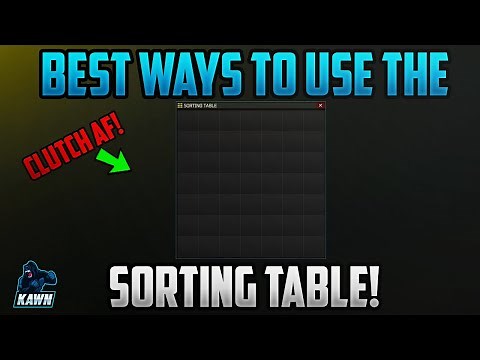 How To Use The Sorting Table - Escape From Tarkov - Beginner Escape From Tarkov Tips And Tricks!