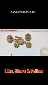 16K views · 601 reactions | How to make handmade mini kitchen tools with clay | Creative Ideas by Shefu | Facebook