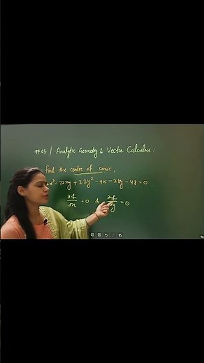 Q.- 03 | Analytic Geometry and Vector Calculus