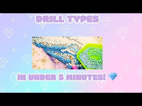 Diamond Painting for Beginners | Drill Types in Under 5 Minutes!
