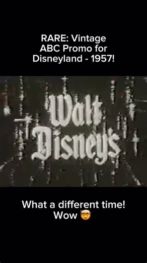 Disney Mouse House on Instagram: "RARE: Vintage ABC Promo for Disneyland - 1957! WOW 🤯 absolutely incredible. I love this old school, throwback television footage. What a different time! #disney #instadisney #disneyreels #disneyinsta #disneygram #disneyig #disneyparks #disneyworld #disneyland #disneylandpark #abc #promo #waltdisney #rare #throwback #oldschool #retro #vintage #disneyhistory #history #television #disneylife"