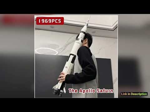 Classic Model The Apollo Saturn V Launch Vehicle Rocket And Launch Pad Fit 21309 92176 Building