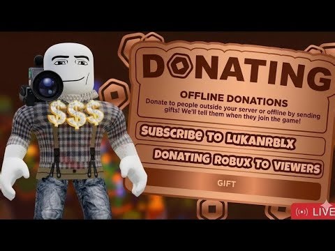 PLS DONATE LIVE🔴 DONATING ROBUX TO VIEWERS RIGHT NOW!