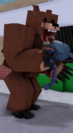 Eclipse gets EATEN by a BEAR! #dandysworld #roblox #animation