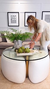 Coffee Table Styling Tips: 1. Divide your coffee table into sections and display just a few decorative items. We have included a gorgeous Rustica Shovel Tray and an Eichholtz Nava Vase. 2. Feature something fresh and floral. Plants or fresh flowers are a wonderful way to add an organic and natural element to your coffee table styling. 💐 3. Feature personal items that suit the seasons, such as bright and colourful books for summer and a beautifully scented candle for winter. Layer these to add m