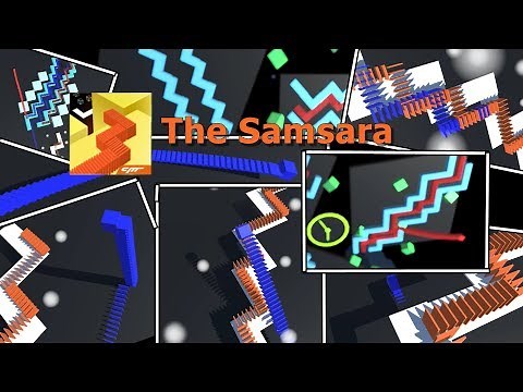 Attempting one of the CRAZIEST Dancing Line FANMADE level.. The Samsara