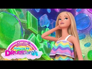 💎 Barbie tombe dans une grotte aux pierres précieuses! 🌈 | Barbie: Retour à Dreamtopia!