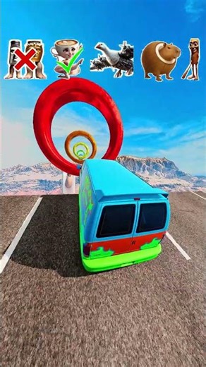 Italian Brainrot Funk vs Jump Challange - BeamNG.Drive #italianbrainrot