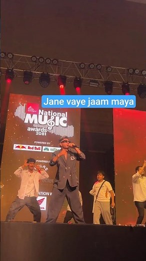 Durgesh thapa perform national music award 2081 / Jane Bhaye jaam maya / video by Amisha rishal