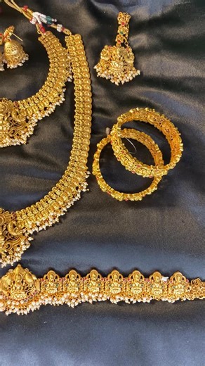 Arya_The Jewel House on Instagram: "Sweet packing order of Temple jewelry set ❤️ #foryou #templejewelleryinnepal #fypシ #fypシ゚ #foryoupage"