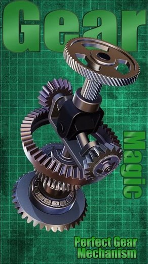 Gear System Works is Pure Engineering Magic #shorts #shortvideo #science #engineering