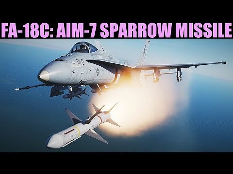 FA-18C Hornet: Aim-7 Sparrow Missile (FLOOD/STT) Tutorial | DCS WORLD