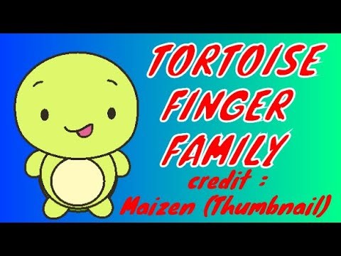 Tortoise Finger Family Baby Nursery Rhymes Official Finger Family