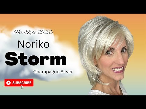 Noriko STORM Champagne Silver Wig Review! New Style & Color 2022!