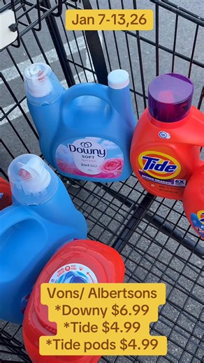 Best Laundry Product Deals at Albertsons and Vons