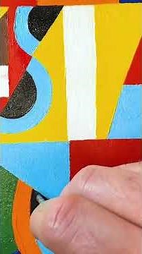 Rhythm of Color | Abstract Oil Painting Process inspired by Sonia Delaunay