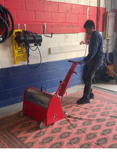 What’s HIDING in your rug?! Another episode showcasing what really comes out of a rug when we dust and badger it! Dusting is a crucial part, and usually the first step, of the rug washing process! Removing loose fibers, dust particles and whatever else is hiding ensures that your rug is 100% clean when we return it to you! Want to see what’s hiding in your rug? Give us a call/message and let’s find out!