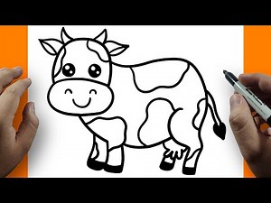 How to Draw a Cow Easy Step by Step for Beginners