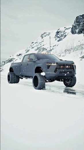 Lexus dually, anyone? 👀 Sitting on 42” SwampThing M/T Venom Tires & 30” @JTXforged @lukemadevids