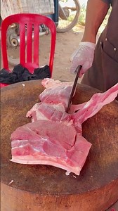 Pork Cutting Before Cooking | Professional Knife Skills