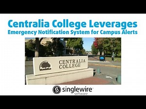 Centralia College Leverages Emergency Mass Notification System for Campus Alerts