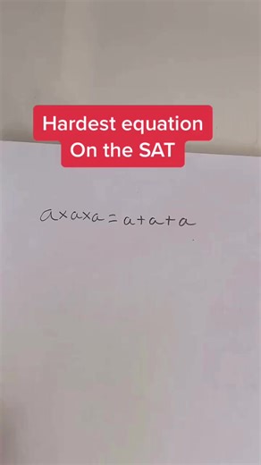 Try it out. #sat #psat #math #act #tiktokmath #testprep #1600 #yourbummymathtutor #SelfImprovement ￼#REMDreamCheck #selenanetflix | Math Hack