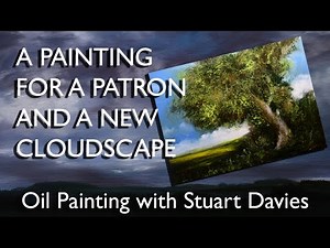 FINISHING DEBRA'S TREE AND A VERY LONG LANDSCAPE - Oil Painting with Stuart Davies
