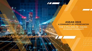 The 3 pillars of ASEAN : Economic Community The Economic Community...