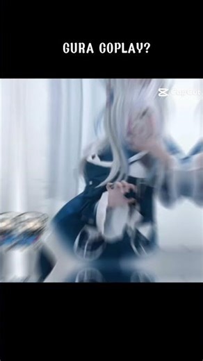 my first cosplay video #coplay #waifu #gura