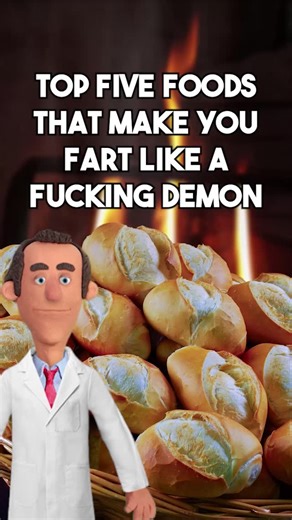Dr. Pickle on Instagram: "Top 5 foods that make you fart like a demon! Follow @drpickle.phd for MORE!! #doctor #health"