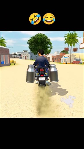 Oggy 🤣😂#automobile #indiantractor3d #gaming