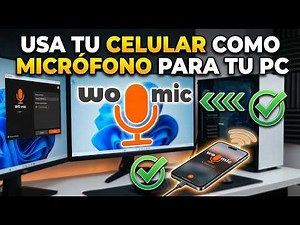 How to use your CELL PHONE as a MICROPHONE for PC (Easy and Fast) - WO Mic
