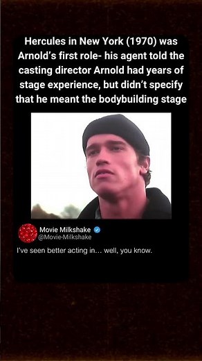 Hercules in New York (1970) was Arnold Schwarzenegger’s first role