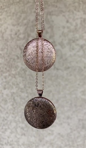 Rose Gold Locket Photo Necklace, Long Necklace Locket, Floral Rose Gold Locket Jewelry, Gift for Mother Pink Jewelry, Picture Locket - Etsy