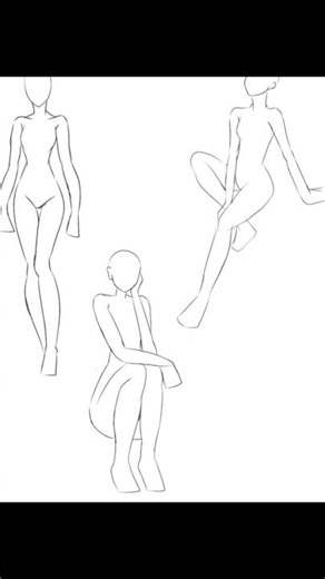 Easy Anatomy Tutorial (No Tablet, Only Fingers) #digitalart #tutorial #beginnerartists #ibispaintx