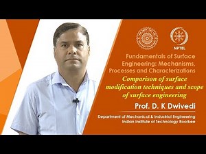 Comparison of surface modification techniques and scope of surface engineering