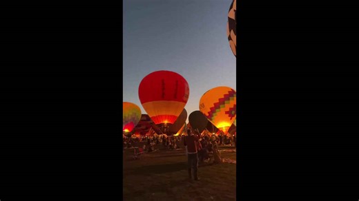 Spectacular Hot Air Balloon Fiesta 2025 lights up in Albuquerque, New Mexico, USA