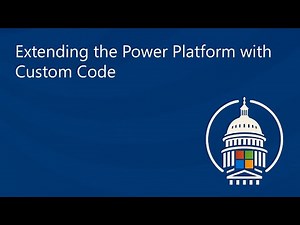Extending the Power Platform with Custom Code