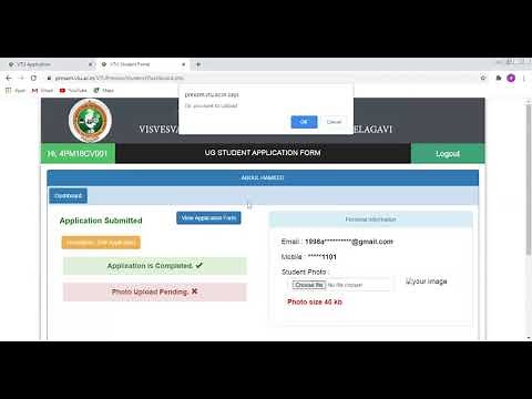 vtu exam online application