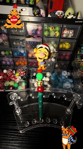 Xmas Tigger 🐅❤️💚 #tigger #fyp #xmas #smallbusiness #winniethepooh