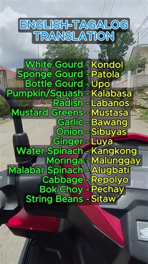 English-Tagalog Vocabulary 66 #learnenglish #learning