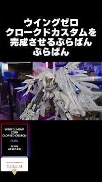 Completing the Wing Gundam Zero Cloaked Custom [Review] WingZero cloaked custom review [Endless W...