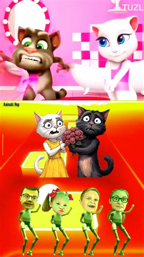 Talking Tom Exe Vs Cat X Coffin Dance Tiles Hop #talkingtom #tileshop