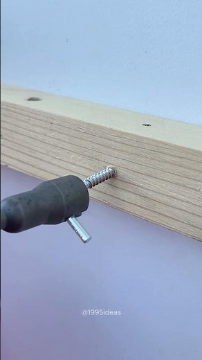 Easy way to install square bend screw hook #shorts