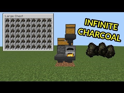 The Simplest 1.21.5 Charcoal Farm Tutorial In Minecraft Java & Bedrock Edition