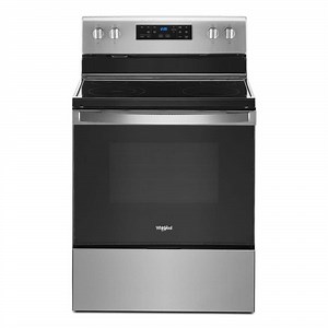 Reviews for Whirlpool 30 in. 5.3 cu ft Electric Range w/ 5 Burner Elements and Frozen Bake Technology in Fingerprint Resistant Stainless Steel | Pg 2 - The Home Depot